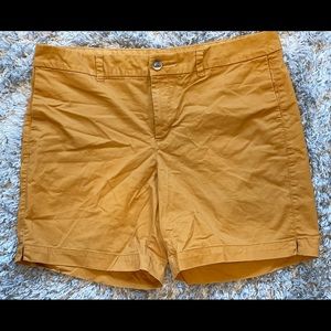 Mustard Yellow Shorts